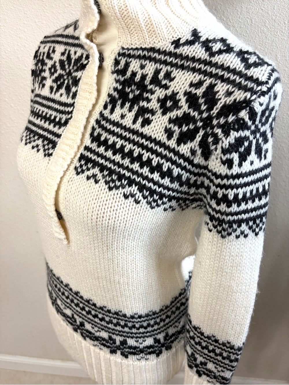 J. Crew Nordic Fair Isle Wool Sweater Small NWT - Picture 5 of 10